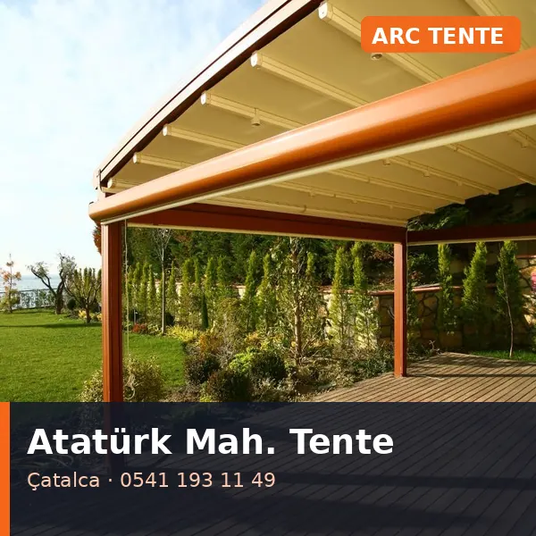 Atatürk Mahallesi (Çatalca) pergola tente - ARC Tente