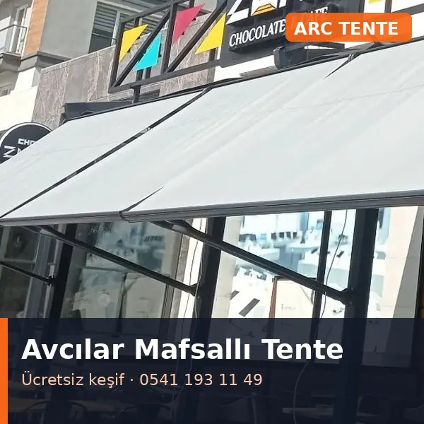 Avcılar mafsallı tente - ARC Tente
