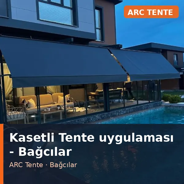 Kasetli Tente uygulama örneği, Bağcılar bölgesi