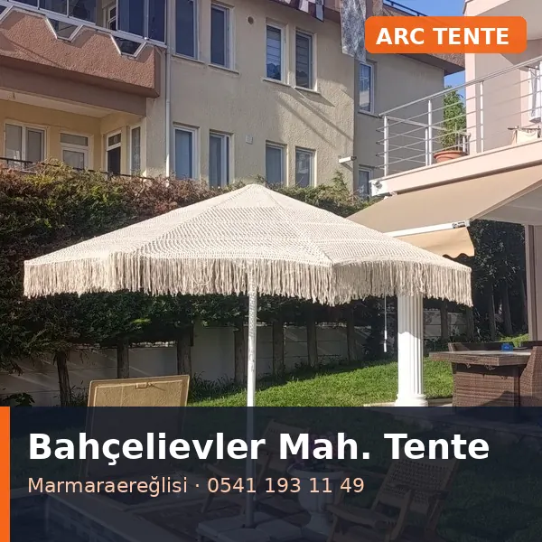 Bahçelievler Mahallesi (Marmaraereğlisi) şemsiye tente - ARC Tente