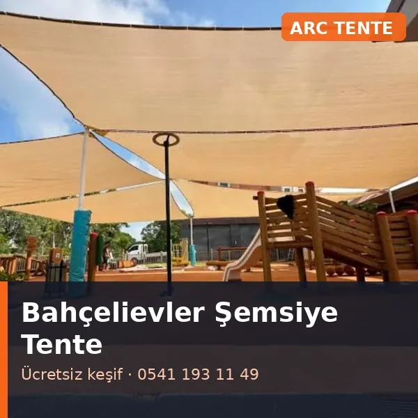 Bahçelievler şemsiye tente - ARC Tente