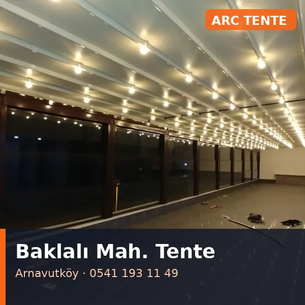 Baklalı Mahallesi (Arnavutköy) pergola tente - ARC Tente