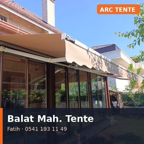 Balat Mahallesi (Fatih) tente tamiri - ARC Tente