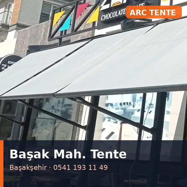 Başak Mahallesi (Başakşehir) mafsallı tente - ARC Tente