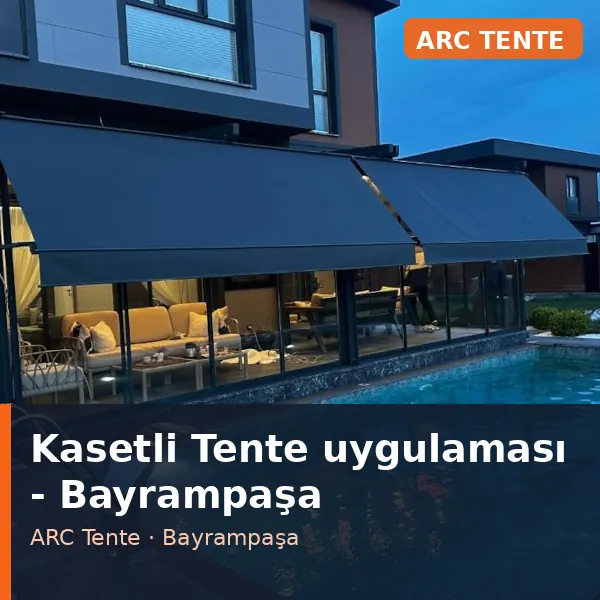 Kasetli Tente uygulama örneği, Bayrampaşa bölgesi