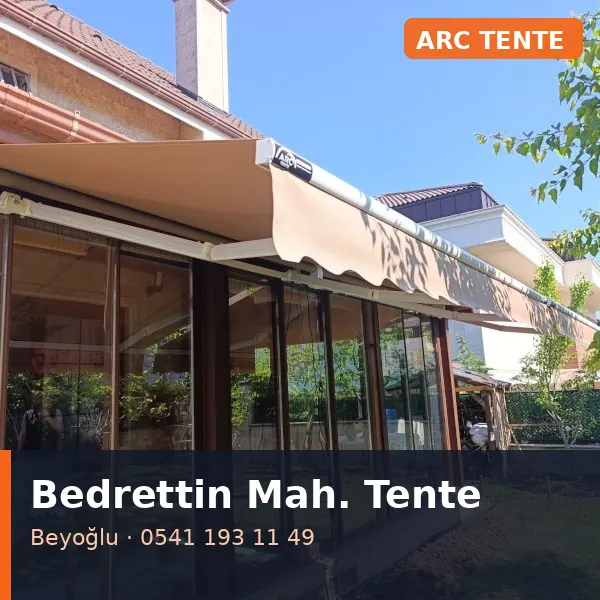 Bedrettin Mahallesi (Beyoğlu) tente tamiri - ARC Tente