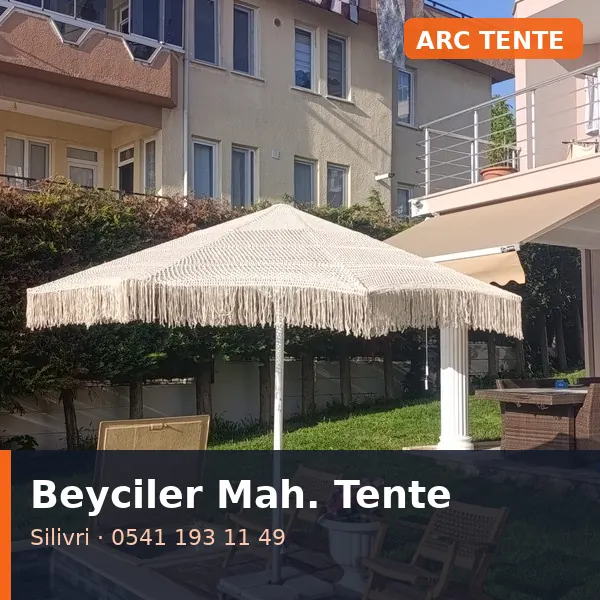 Beyciler Mahallesi (Silivri) şemsiye tente - ARC Tente