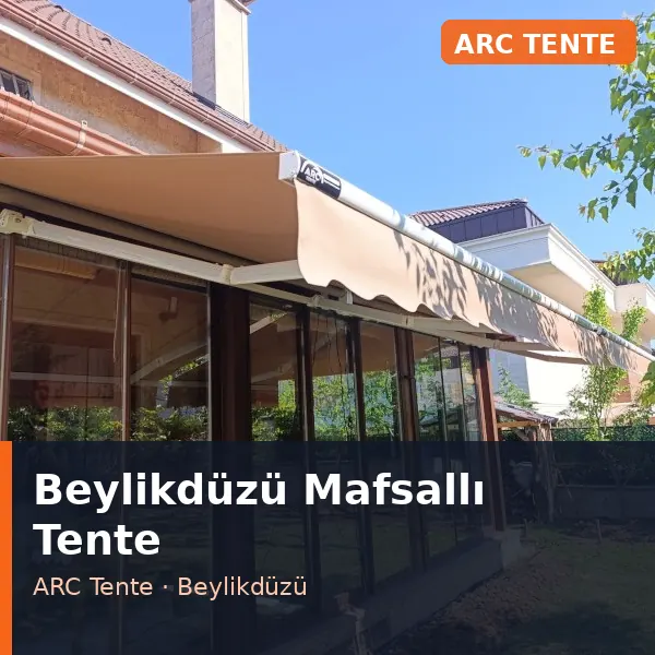 Beylikdüzü mafsallı tente uygulaması