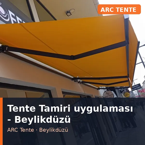 Tente Tamiri uygulama örneği, Beylikdüzü bölgesi