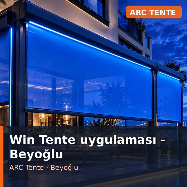 Win Tente uygulama örneği, Beyoğlu bölgesi