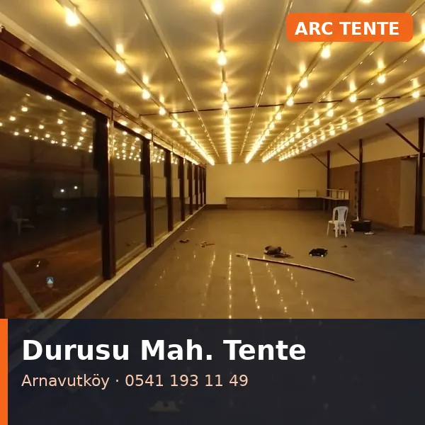 Durusu Mahallesi (Arnavutköy) pergola tente - ARC Tente
