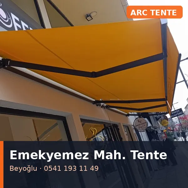 Emekyemez Mahallesi (Beyoğlu) tente tamiri - ARC Tente