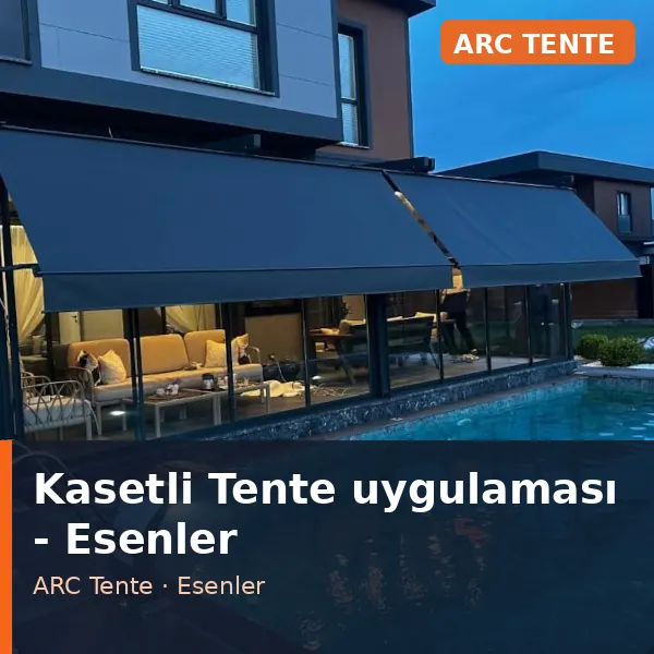 Kasetli Tente uygulama örneği, Esenler bölgesi