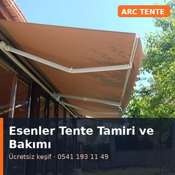 Esenler tente tamiri ve bakımı - ARC Tente