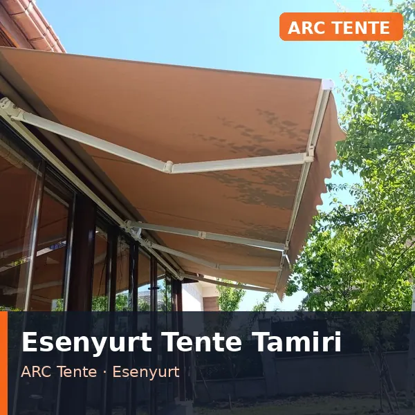 Esenyurt tente tamiri uygulaması