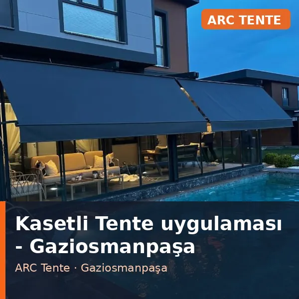 Kasetli Tente uygulama örneği, Gaziosmanpaşa bölgesi
