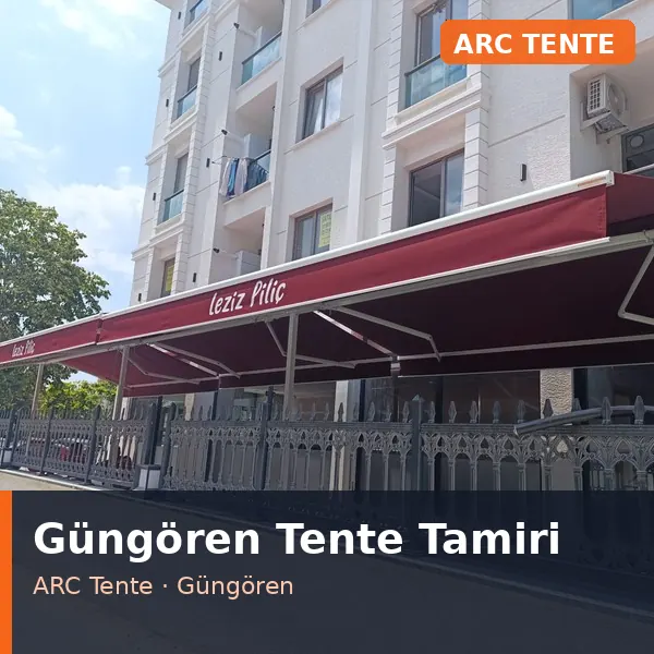 Güngören tente tamiri uygulaması