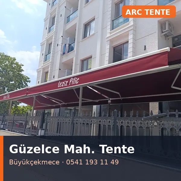 Güzelce Mahallesi (Büyükçekmece) mafsallı tente - ARC Tente