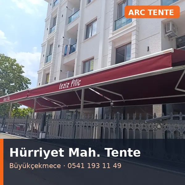 Hürriyet Mahallesi (Büyükçekmece) tente tamiri - ARC Tente