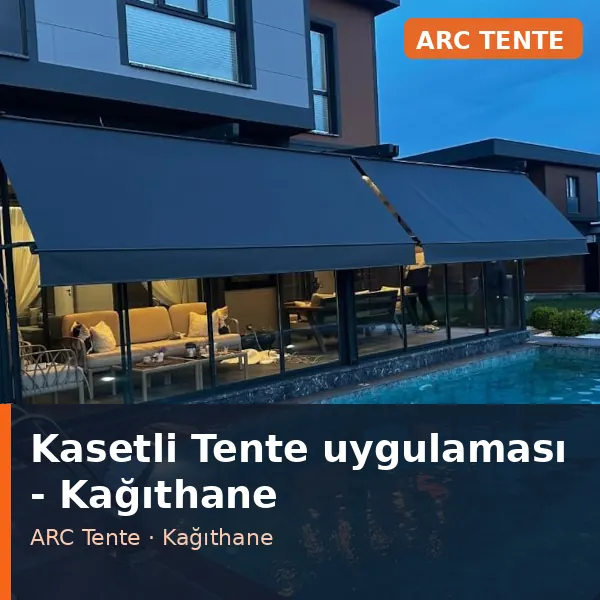 Kasetli Tente uygulama örneği, Kağıthane bölgesi