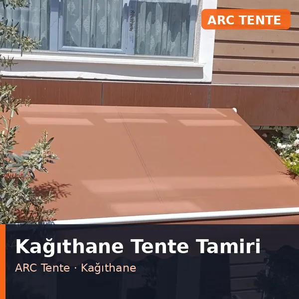Kağıthane tente tamiri uygulaması