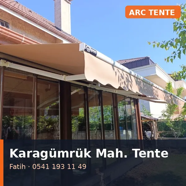 Karagümrük Mahallesi (Fatih) tente tamiri - ARC Tente