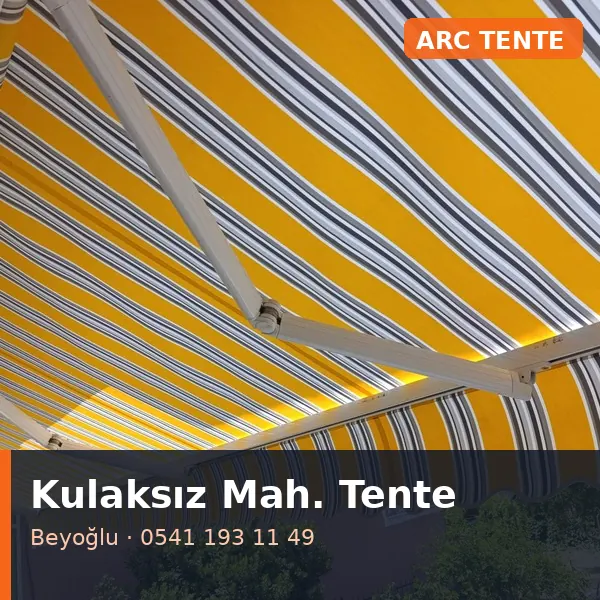 Kulaksız Mahallesi (Beyoğlu) tente tamiri - ARC Tente