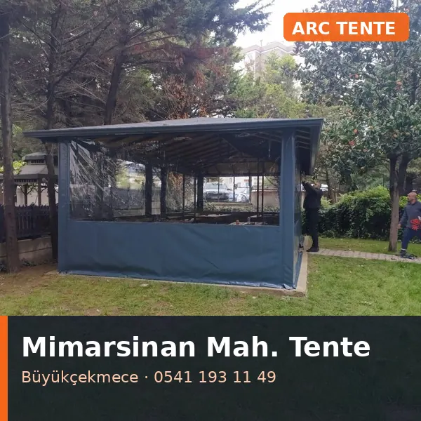 Mimarsinan Mahallesi (Büyükçekmece) şeffaf branda - ARC Tente