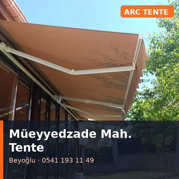 Müeyyedzade Mahallesi (Beyoğlu) tente tamiri - ARC Tente