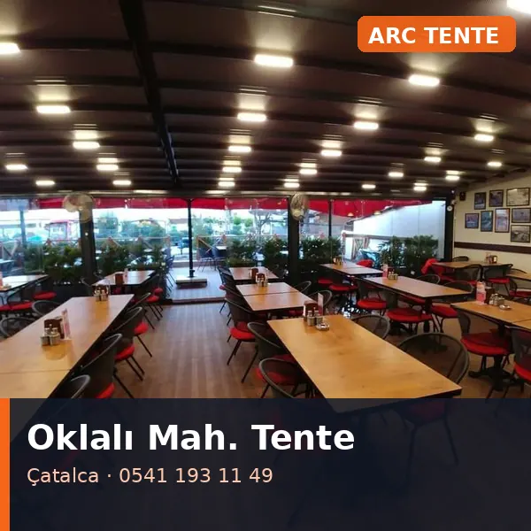 Oklalı Mahallesi (Çatalca) pergola tente - ARC Tente