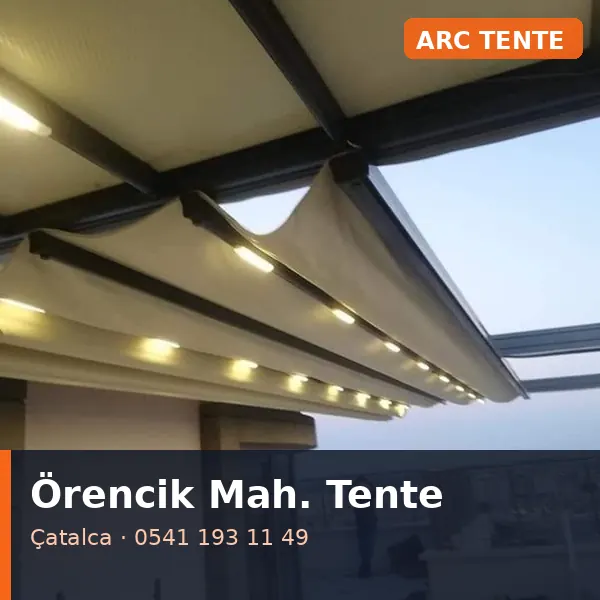 Örencik Mahallesi (Çatalca) pergola tente - ARC Tente