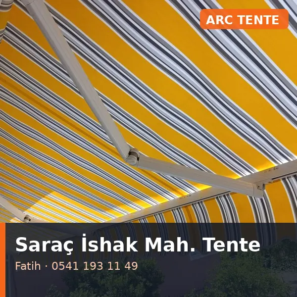 Saraç İshak Mahallesi (Fatih) tente tamiri - ARC Tente