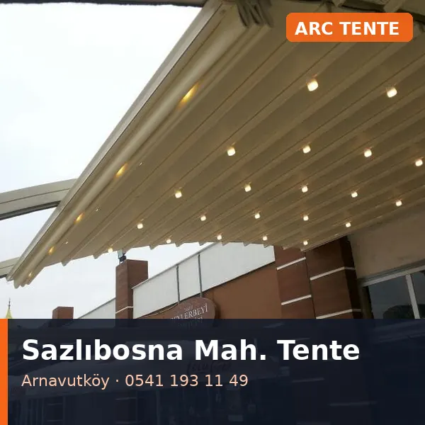 Sazlıbosna Mahallesi (Arnavutköy) pergola tente - ARC Tente
