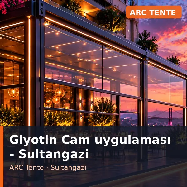 Giyotin Cam uygulama örneği, Sultangazi bölgesi