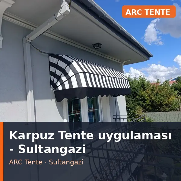 Karpuz Tente uygulama örneği, Sultangazi bölgesi