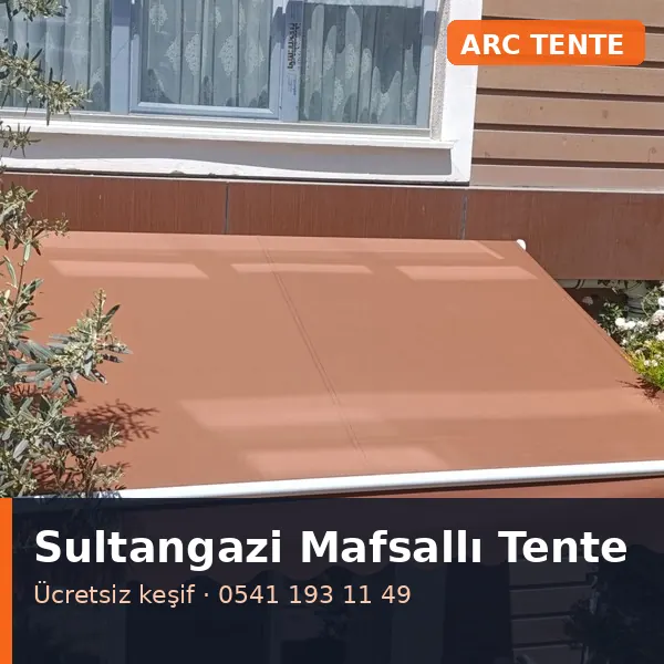 Sultangazi mafsallı tente - ARC Tente