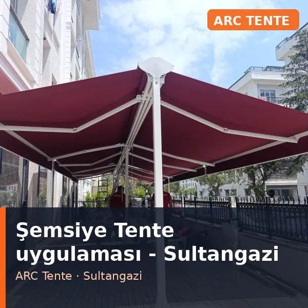 Şemsiye Tente uygulama örneği, Sultangazi bölgesi