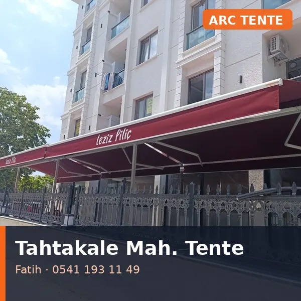 Tahtakale Mahallesi (Fatih) tente tamiri - ARC Tente