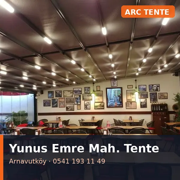 Yunus Emre Mahallesi (Arnavutköy) pergola tente - ARC Tente