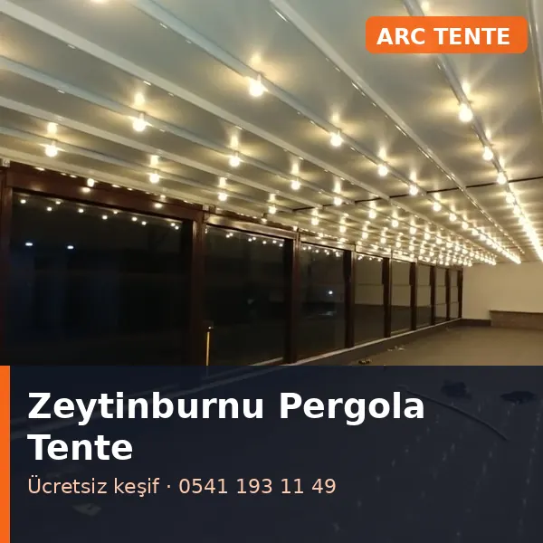 Zeytinburnu pergola tente - ARC Tente