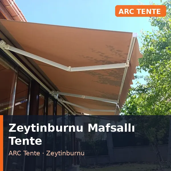 Zeytinburnu mafsallı tente uygulaması