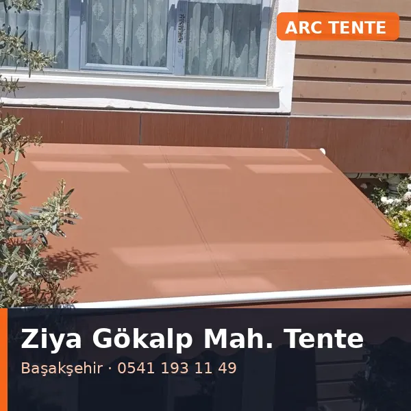 Ziya Gökalp Mahallesi (Başakşehir) mafsallı tente - ARC Tente