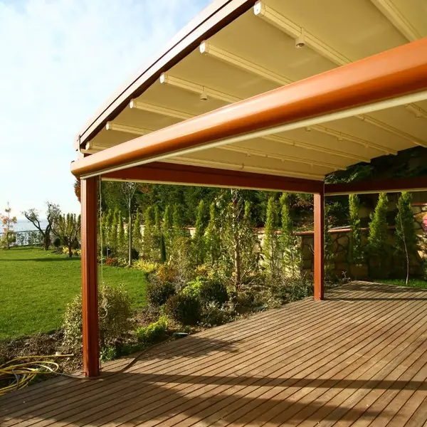 Bahçe Deck Pergola Sistemi Projesi