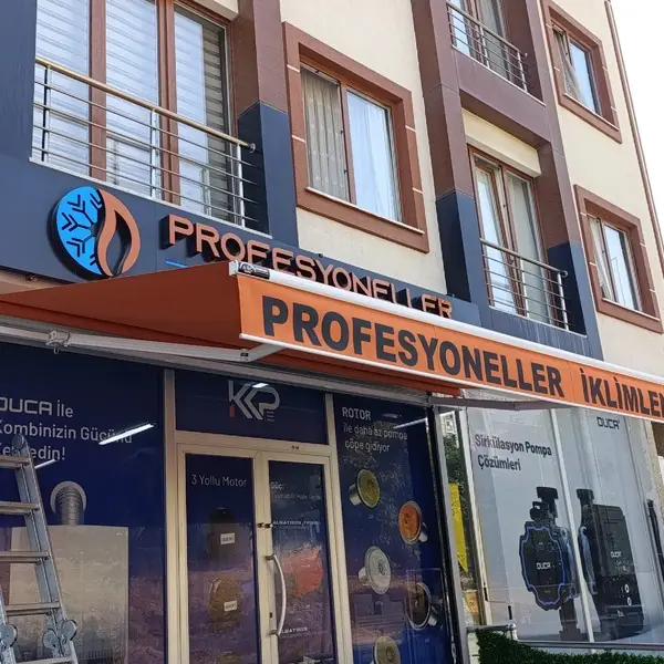 Profesyoneller İklimlendirme Mafsallı Tente Projesi